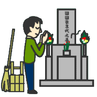 旭川お墓参り 旭川近郊 草むしり